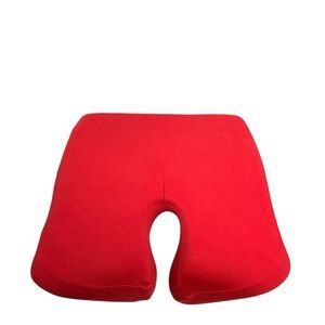 ergonomic memory foam seat cushion tailbone cutout pressure relief back support